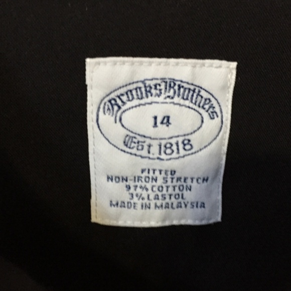 Brooks Brothers Black Button Down Shirt - Picture 6 of 14